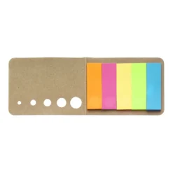 Gift Campaign Blocco memo sticker in 5 colori diversi con copertina in cartone></noscript> Post-It E Memo