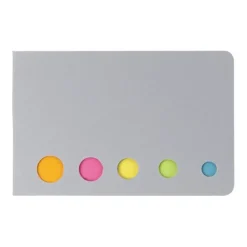 Gift Campaign Blocco memo sticker in 5 colori diversi con copertina in cartone></noscript> Post-It E Memo