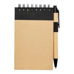 Gift Campaign Blocco note A7 in carta riciclata con spirale, fogli a righe e penna><noscript><img width=