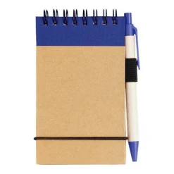 Gift Campaign Blocco note A7 in carta riciclata con spirale, fogli a righe e penna><noscript><img width=