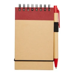 Gift Campaign Blocco note A7 in carta riciclata con spirale, fogli a righe e penna><noscript><img width=