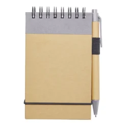 Gift Campaign Blocco note A7 in carta riciclata con spirale, fogli a righe e penna><noscript><img width=