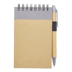 Gift Campaign Blocco note A7 in carta riciclata con spirale, fogli a righe e penna><noscript><img width=