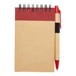 Gift Campaign Blocco note A7 in carta riciclata con spirale, fogli a righe e penna><noscript><img width=