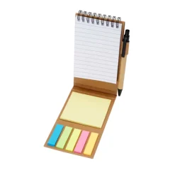 Gift Campaign Blocco note adesive giallo e multicolore con penna><noscript><img width=
