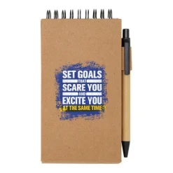 Gift Campaign Blocco note adesive giallo e multicolore con penna><noscript><img width=