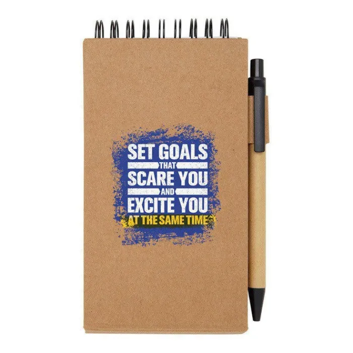 Gift Campaign Blocco note adesive giallo e multicolore con penna> Post-It E Memo