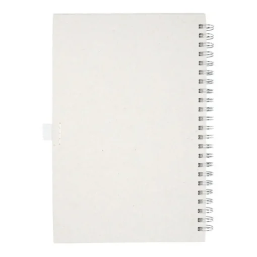 Gift Campaign Blocco note con logo A5 con portapenna pagine a righe Milk Carton> Gadget Ecologici|Taccuini Ecologici