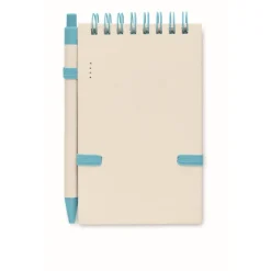 Gift Campaign Blocco note con logo A6 riciclato pagine a righe con penna EcoMilky><noscript><img width=