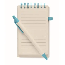 Gift Campaign Blocco note con logo A6 riciclato pagine a righe con penna EcoMilky><noscript><img width=