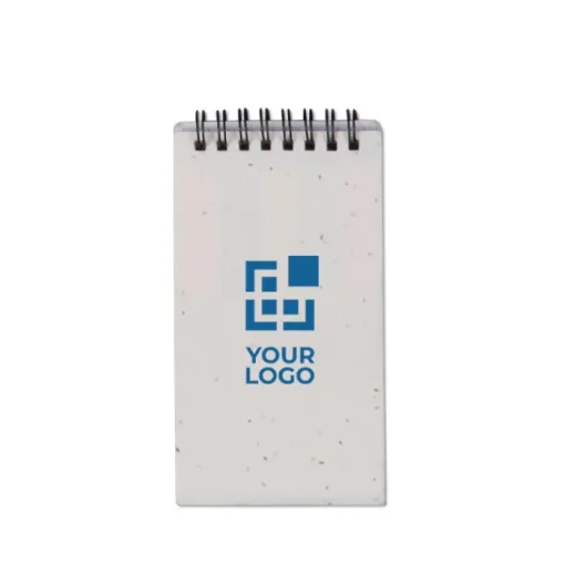 Gift Campaign Blocco note tascabile con mix di semi fogli a quadretti e note adesive> Taccuini Ecologici