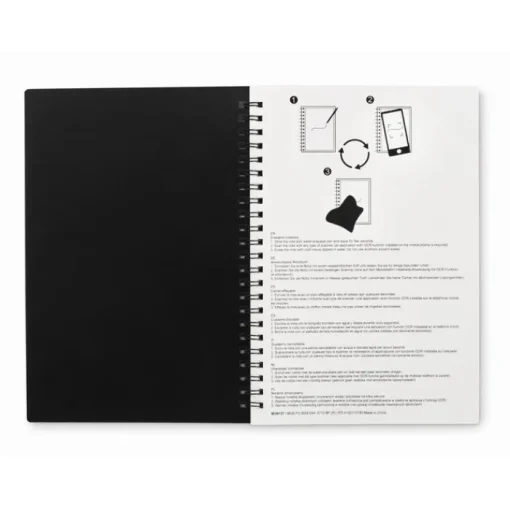 Gift Campaign Blocco notes A5 pagine a righe penna cancellabile Reutilizable> Taccuini Ecologici|Block Notes