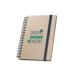 Gift Campaign Block notes A5 a righe con spirale e copertina in canna da zucchero></noscript> Taccuini Ecologici|Quaderni A5