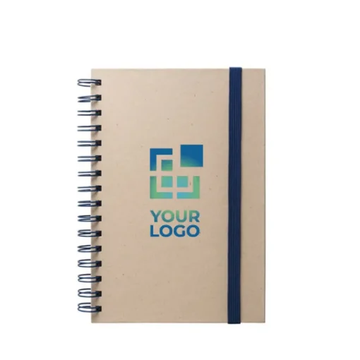 Gift Campaign Block notes A5 a righe con spirale e copertina in canna da zucchero> Taccuini Ecologici|Quaderni A5