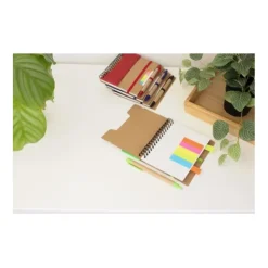 Gift Campaign Block notes A6 con memo sticker, righello e penna e 60 pagine a righe> Taccuini Con Penna|Taccuini Tascabili E Quadernini A6