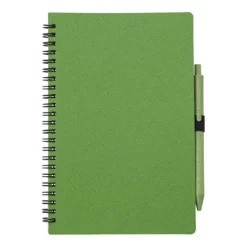 Gift Campaign Block notes A5 con penna coordinata in paglia di grano pagine a righe> Taccuini Con Penna