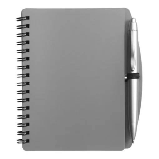 Gift Campaign Block notes A6 con spirale pagine a righe e penna a inchiostro blu> Block Notes|Taccuini Tascabili E Quadernini A6