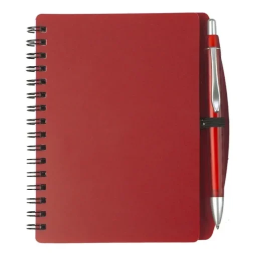 Gift Campaign Block notes A6 con spirale pagine a righe e penna a inchiostro blu> Block Notes|Taccuini Tascabili E Quadernini A6