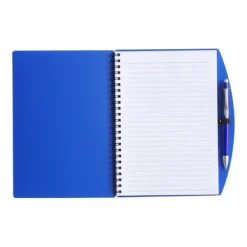 Gift Campaign Block notes A5 con spirale, pagine a righe e penna a inchiostro blu></noscript> Block Notes|Quaderni A5