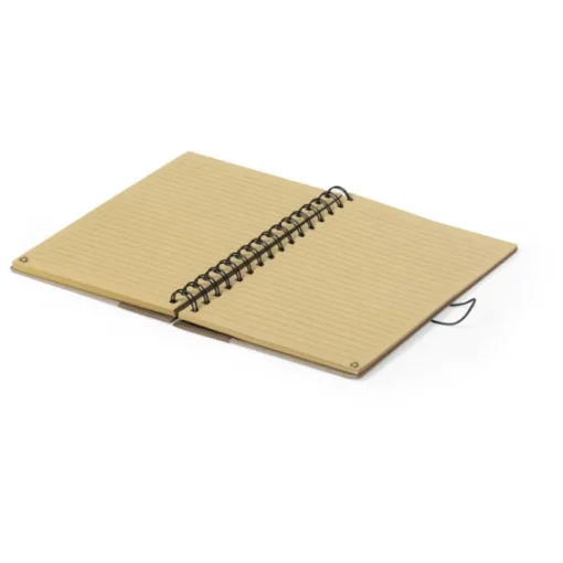 Gift Campaign Block notes A5 copertina riciclata con elastico pagine a righe Closure> Gadget Ecologici|Taccuini Ecologici