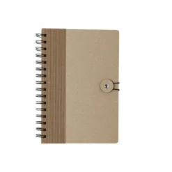 Gift Campaign Block notes A5 copertina riciclata con elastico pagine a righe Closure> Gadget Ecologici|Taccuini Ecologici