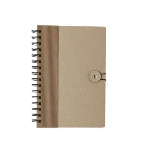 Gift Campaign Block notes A5 copertina riciclata con elastico pagine a righe Closure> Gadget Ecologici|Taccuini Ecologici