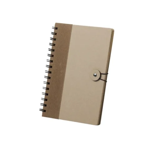 Gift Campaign Block notes A5 copertina riciclata con elastico pagine a righe Closure> Gadget Ecologici|Taccuini Ecologici