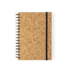 Gift Campaign Block notes A5 copertina sughero con elastico pagine a righe Planet> Gadget Ecologici|Taccuini Ecologici