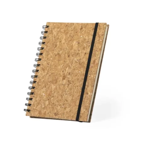 Gift Campaign Block notes A5 copertina sughero con elastico pagine a righe Planet> Gadget Ecologici|Taccuini Ecologici