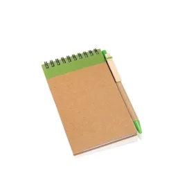 Gift Campaign Block notes A6 in cartone riciclato con pagine neutre e penna nera> Taccuini Tascabili E Quadernini A6