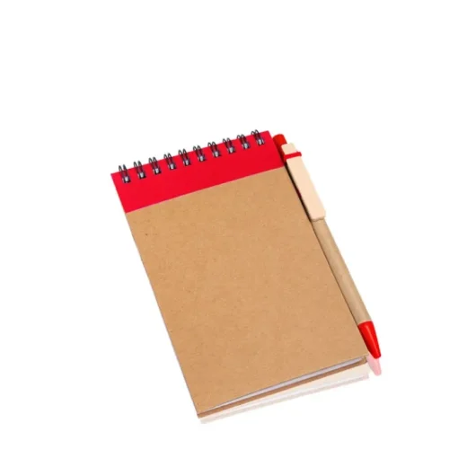 Gift Campaign Block notes A6 in cartone riciclato con pagine neutre e penna nera> Taccuini Tascabili E Quadernini A6