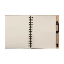 Gift Campaign Block notes carta riciclata con pagine neutre e penna a inchiostro blu> Taccuini Con Penna