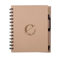 Gift Campaign Block notes carta riciclata con pagine neutre e penna a inchiostro blu> Taccuini Con Penna