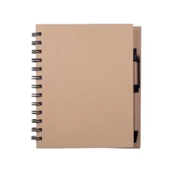 Gift Campaign Block notes carta riciclata con pagine neutre e penna a inchiostro blu></noscript> Taccuini Con Penna