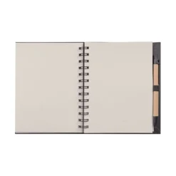 Gift Campaign Block notes carta riciclata con pagine neutre e penna a inchiostro blu></noscript> Taccuini Con Penna