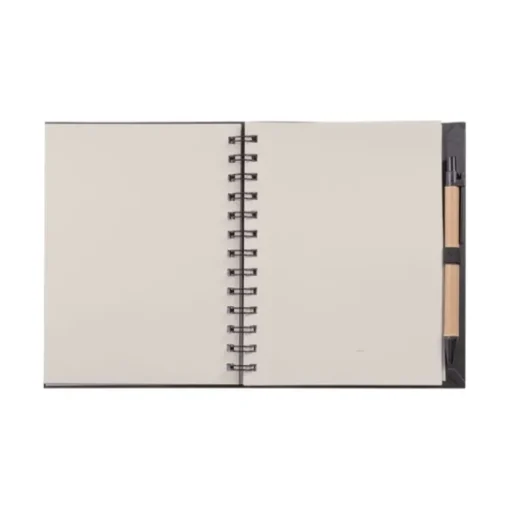 Gift Campaign Block notes carta riciclata con pagine neutre e penna a inchiostro blu> Taccuini Con Penna
