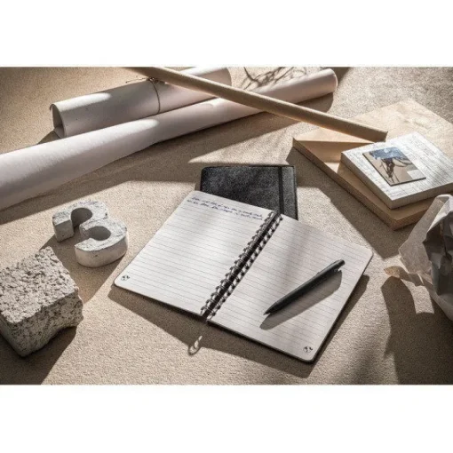Gift Campaign Block notes con copertina in feltro riciclato A5 pagine a righe> Taccuini Ecologici|Quaderni A5