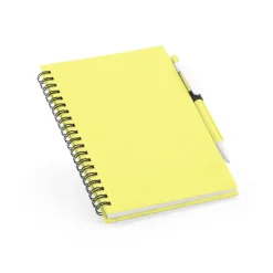 Gift Campaign Block notes con penna B6 80 fogli a righe carta riciclata Spiral Plus></noscript> Taccuini Con Penna|Block Notes