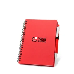 Gift Campaign Block notes con penna B6 80 fogli a righe carta riciclata Spiral Plus></noscript> Taccuini Con Penna|Block Notes