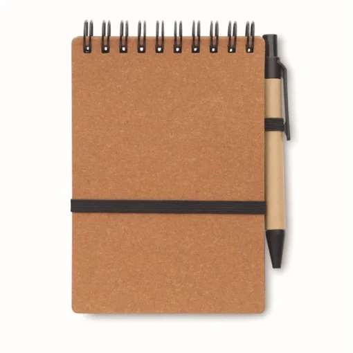 Gift Campaign Block notes ecologico tascabile B7 a righe con penna a inchiostro blu> Taccuini Ecologici|Taccuini Con Penna