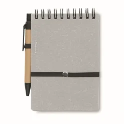 Gift Campaign Block notes ecologico tascabile B7 a righe con penna a inchiostro blu></noscript> Taccuini Ecologici|Taccuini Con Penna