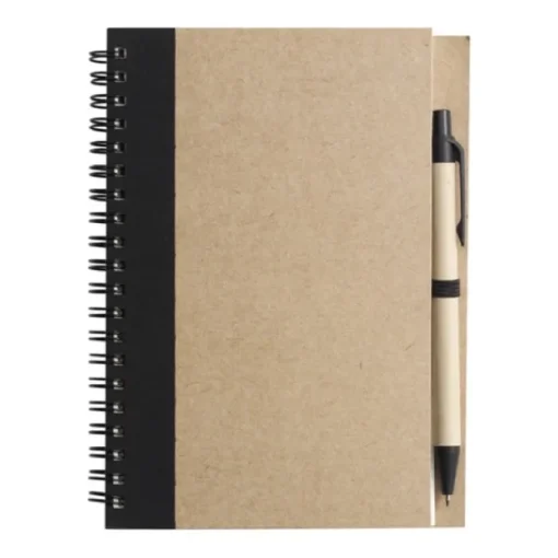Gift Campaign Block notes personalizzato B6 fogli righe e penna refill blu EcoColors> Taccuini Con Penna|Taccuini Ecologici