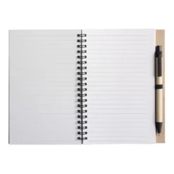 Gift Campaign Block notes personalizzato B6 fogli righe e penna refill blu EcoColors> Taccuini Con Penna|Taccuini Ecologici