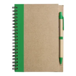 Gift Campaign Block notes personalizzato B6 fogli righe e penna refill blu EcoColors></noscript> Taccuini Con Penna|Taccuini Ecologici