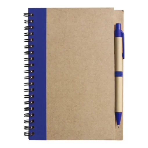 Gift Campaign Block notes personalizzato B6 fogli righe e penna refill blu EcoColors> Taccuini Con Penna|Taccuini Ecologici