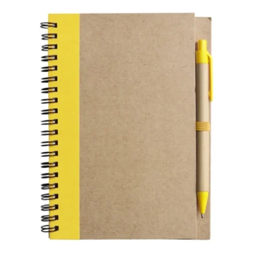 Gift Campaign Block notes personalizzato B6 fogli righe e penna refill blu EcoColors> Taccuini Con Penna|Taccuini Ecologici