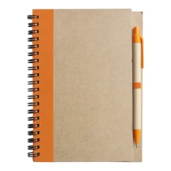 Gift Campaign Block notes personalizzato B6 fogli righe e penna refill blu EcoColors></noscript> Taccuini Con Penna|Taccuini Ecologici