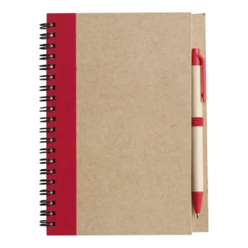 Gift Campaign Block notes personalizzato B6 fogli righe e penna refill blu EcoColors> Taccuini Con Penna|Taccuini Ecologici