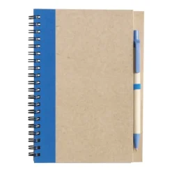 Gift Campaign Block notes personalizzato B6 fogli righe e penna refill blu EcoColors></noscript> Taccuini Con Penna|Taccuini Ecologici