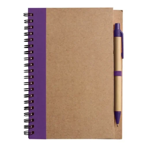 Gift Campaign Block notes personalizzato B6 fogli righe e penna refill blu EcoColors> Taccuini Con Penna|Taccuini Ecologici